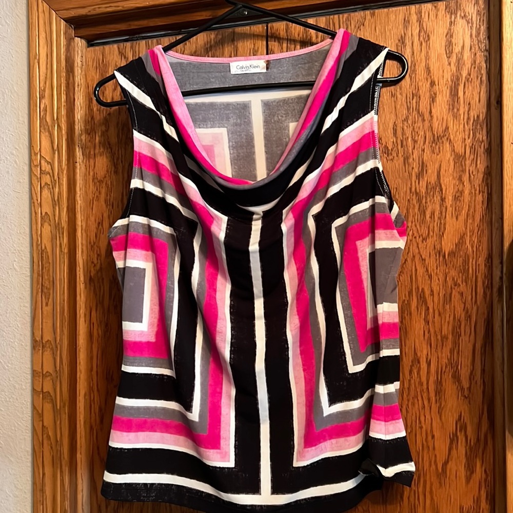 Sleeveless Blouse by Calvin Klein
